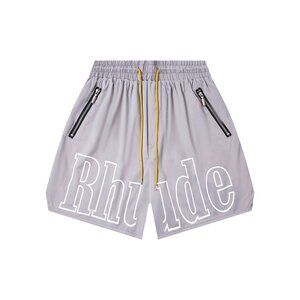 Rhude Grey Casual Drawstring Shorts